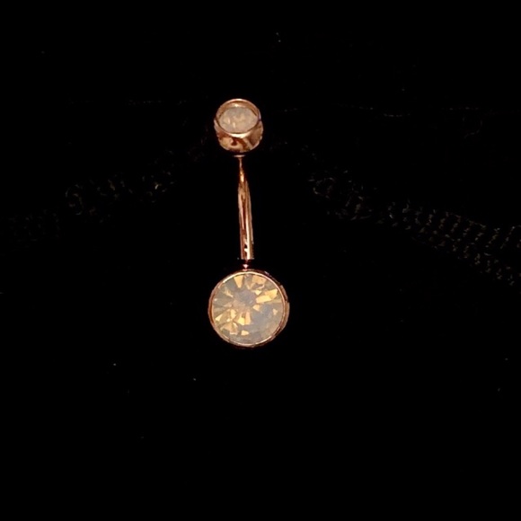 2/$10 ROSE GOLD BELLY BUTTON RING - Picture 2 of 3